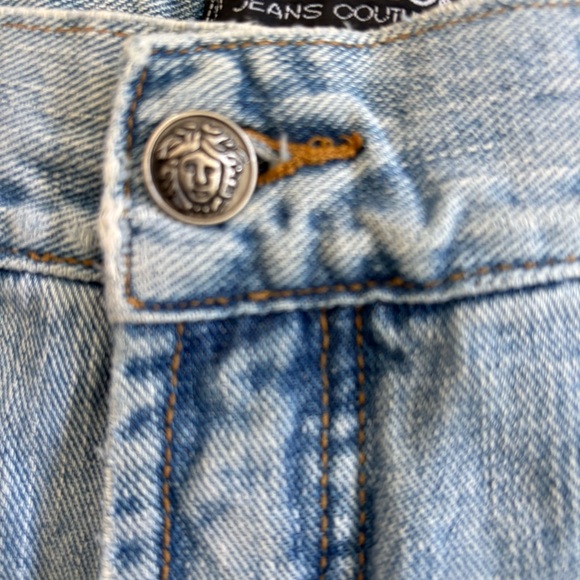 Versace Jeans Couture Men's Denim Pants Size 30” Light Wash, Medusa Head - Picture 6 of 15
